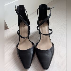 ALDO Women's Black Strappy Block Heels